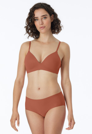 Slip senza cuciture in terracotta - Invisible Cotton