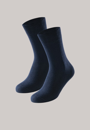 Men's socks 2-pack, midnight blue - Long Life Cool