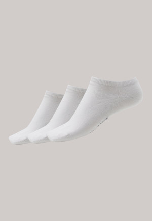 Confezione da 3 calzini per sneaker da donna di colore bianco stay fresh - Bluebird