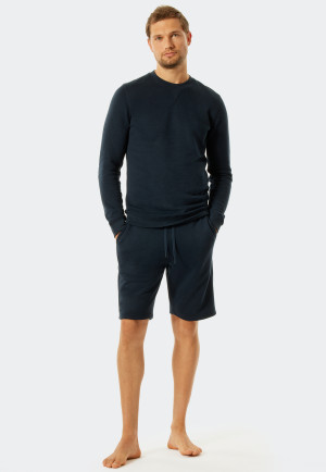 Pantaloni corti blu scuro - Revival Vincent