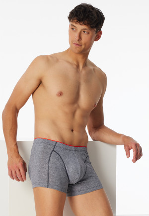 Short in Organic Cotton con fantasia blu notte - 95/5