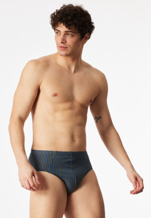 Supermini 3er-Pack Organic Cotton uni/geringelt mehrfarbig - 95/5