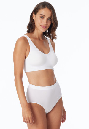 Bustier seamless herausnehmbare Pads weiß - Classic Seamless