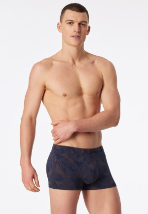 Shorts Modal gemustert havanna - Long Life Soft