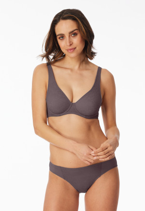 Soutien-gorge à armatures avec doublure spacer mauve - Air