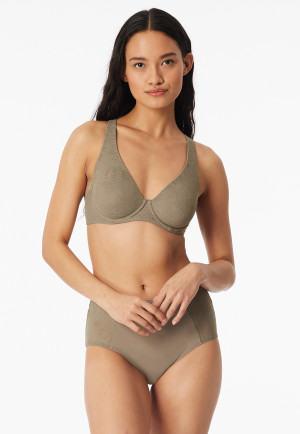 Reggiseno con ferretto e fodera distanziatrice giada - Air