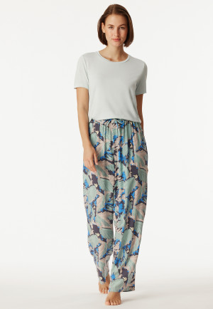 Pantaloni Lounge lunghi in viscosa con stampa multicolore - Mix+ Relax