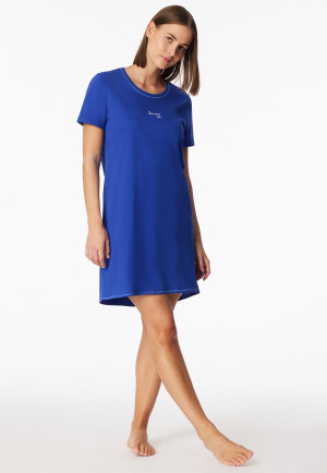 Sleep shirt short sleeve royal - Casual Essentials