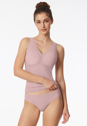 Slip rio in microfibra rosa tenue - Invisible Soft