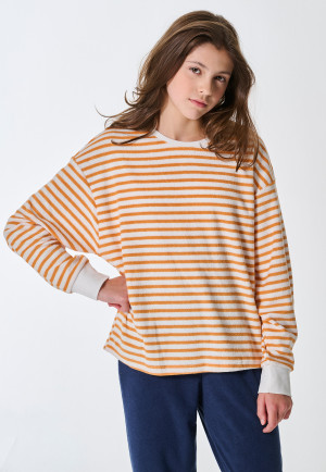 Long pyjamas terry towelling striping stripes multicolor - Nightwear