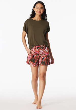 Pantaloni corti Jungle in terracotta - Mix+ Relax