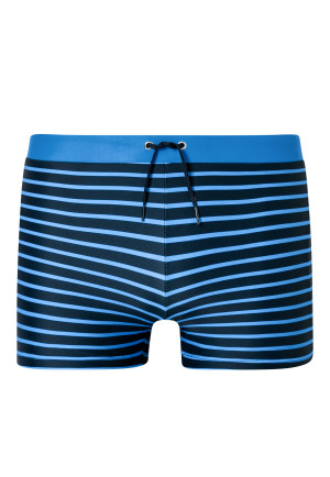 Maillots de bain tricot recyclé SFP 40+ sport scolaire rayures aquarium - Aqua Teen Boys