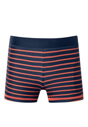Slip de bain recyclé SFP 40+ rayures orange - Aqua