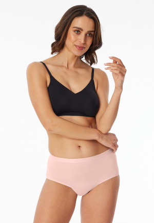 Mutandine mestruali confezione da 2 in jersey riciclato nero/rosé - Secret Care