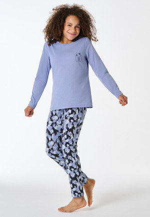 Long pyjamas cat blue-grey - Teens Nightwear