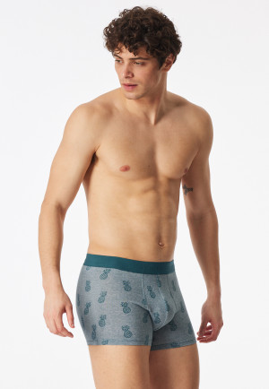 Shorts 5er-Pack schwarz/ grün gemustert - 95/5