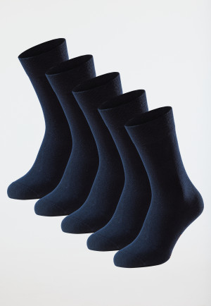 Lot de 5 chaussettes pour homme stay fresh bleu nuit - Bluebird
