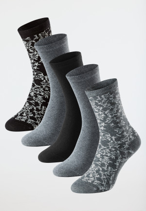 Calzini da donna confezione da 5 pezzi stay fresh multicolore - Bluebird