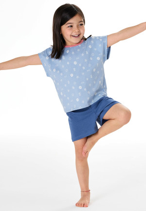 Pigiama corto celeste - Kids Nightwear
