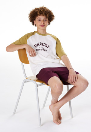 Pigiama corto off-white - Teens Nightwear