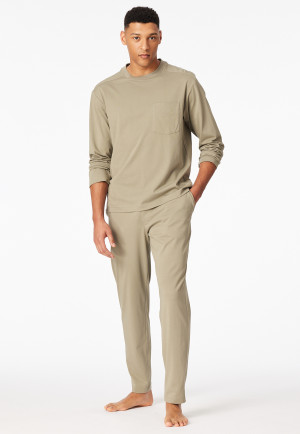 Pigiama lungo sovradimensionato in giada - Modern Nightwear