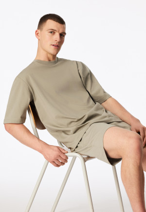 Short pyjamas oversized jade - Modern Nightwear