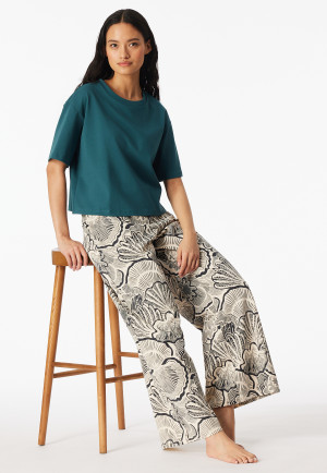 Maglietta a maniche corte Single Jersey pesante verde - Mix+ Relax