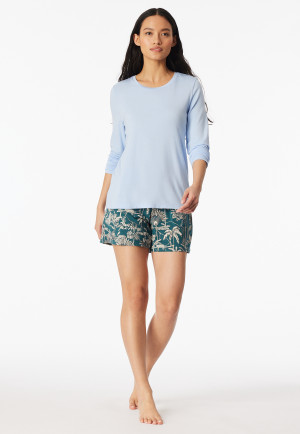 Shirt long-sleeve light blue - Mix+Relax