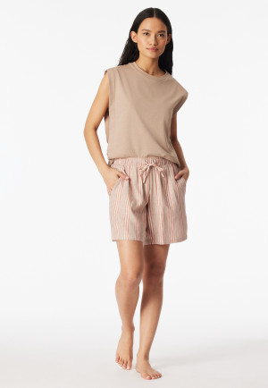 Pantaloni corti in tessuto a strisce multicolore - Mix+ Relax