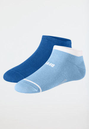 Chaussettes pour hommes Socquettes pack de 2 bleu - Fashion