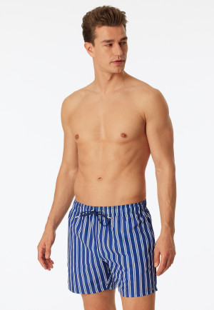 Badeshorts Webware gestreift off-white - Classic Swim