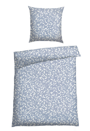 Parure de lit deux pièces Renforcé bleu clair imprimé - SCHIESSER Home