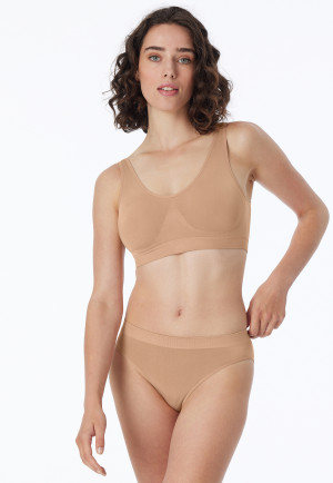 Bustier seamless removable pads maple - Classic Seamless