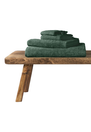 Shower towel Skyline Color 70x140 dark green - SCHIESSER Home