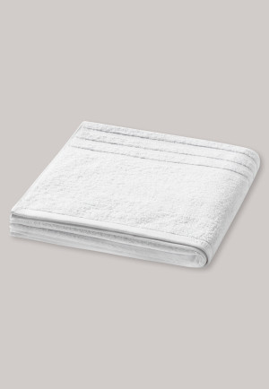 White shower towel 70*140cm, structured