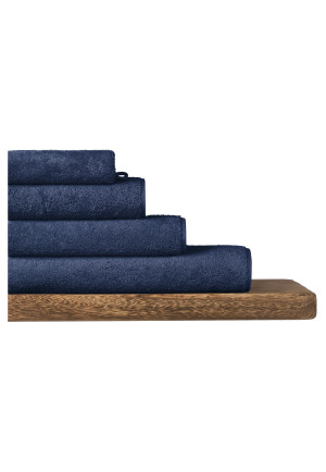 Guest towel Milano 30x50 navy - SCHIESSER Home