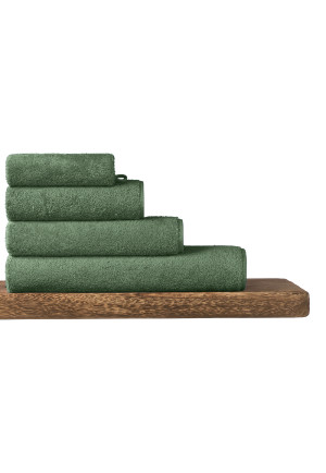 Towel Milano 50x100 dark green - SCHIESSER Home