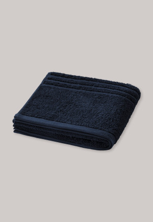Hand towel fabric dark blue 50 x 100 - Home