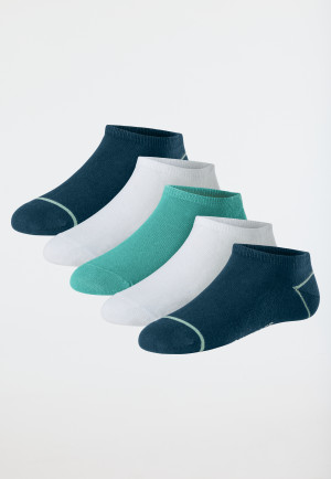 Herrensocken Sneaker 5er-Pack mehrfarbig - Bluebird