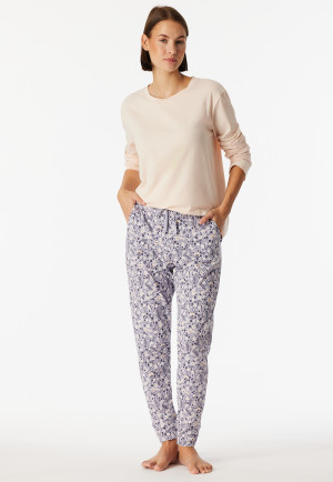 Pantalon long Poignet Fleurs multicolores - Mix+Relax