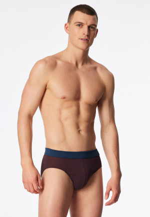 Minislip patterned red - Comfort Fit