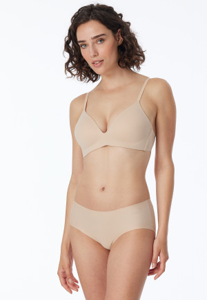 panty seamless sand - Invisible Cotton