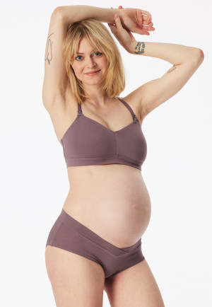 Panty Schwangerschaftswäsche mauve - Unique Maternity