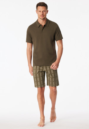 Polo shirt jersey olive - Mix+Relax