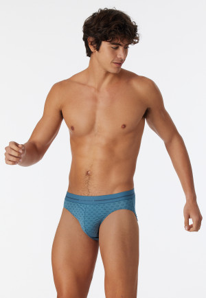 Rio-Slip Micro-Qualität gemustert petrol/dunkelblau - Pure Micro