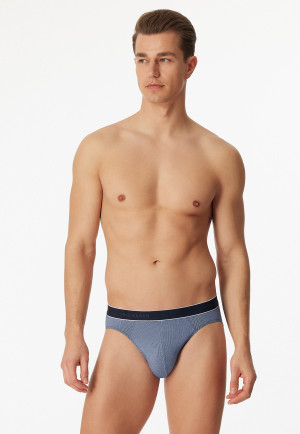 Rio-Slip Modal gestreift navy/weiß - Duality Function