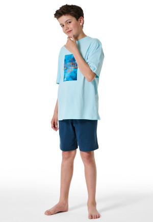 Short pyjamas Organic Cotton mint - Nightwear