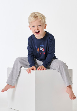 Pyjama long voiture bleu foncé - Kids Nightwear