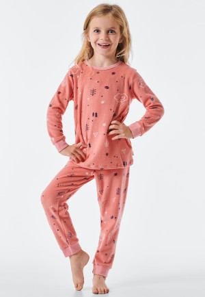 SCHIESSER Mädchen Schlafanzug ROTKÄPPCHEN kuschel Nicki Pyjama 104 116 128 140 