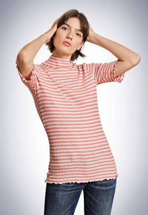 Short-sleeved shirt apricot - Revival Helena